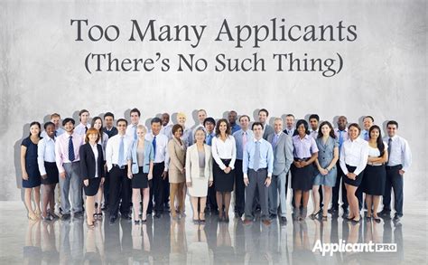 Many applicants come here and .